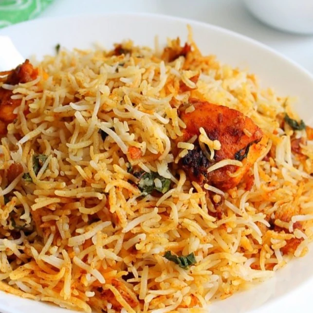 Fish Biryani at The Porotta Hut in Calgary, AB - Kerala biryani specialty